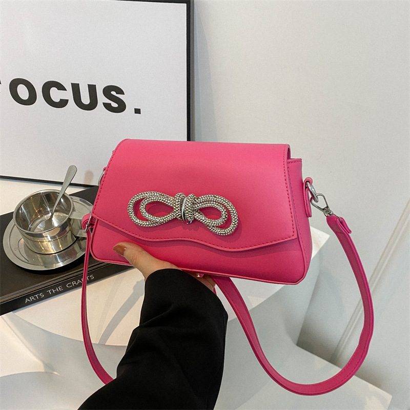 Rhinestone Bow Crossbody Bag view 2