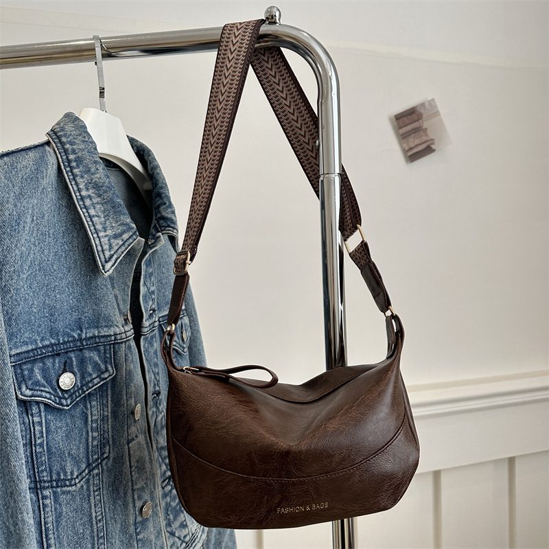 Soft PU Dumpling Crossbody Bag view 2