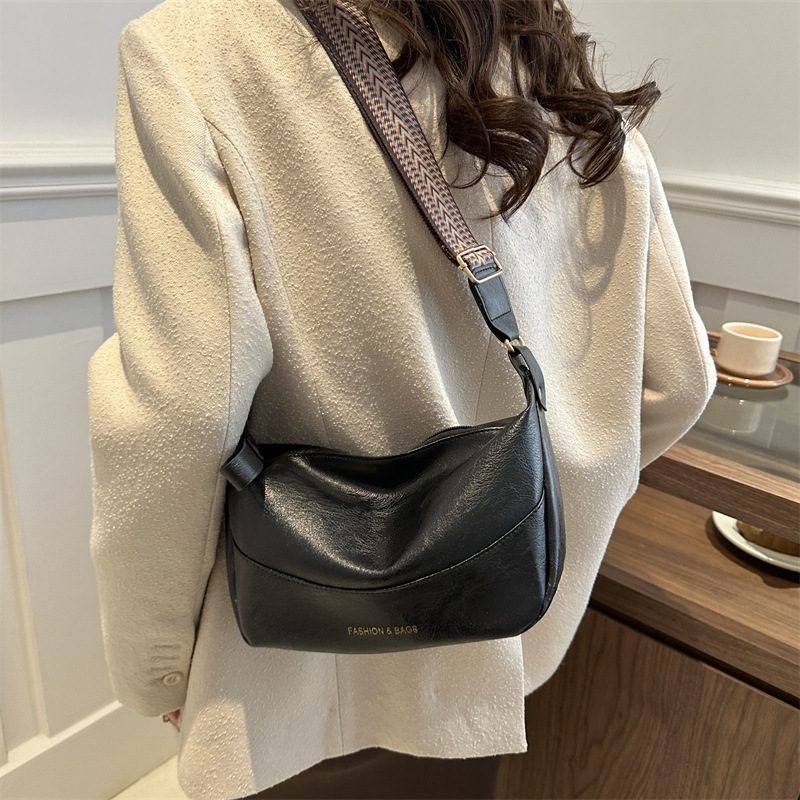 Soft PU Dumpling Crossbody Bag view 3
