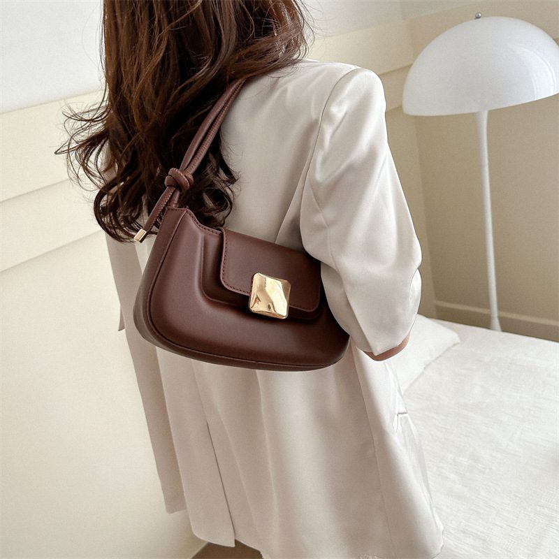 Minimalist Textured Shoulder Crossbody Bag view 3