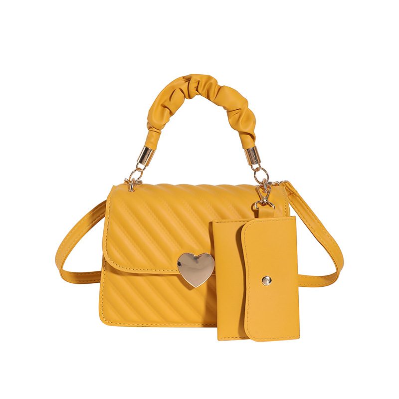 Embroidered Stitched Square Crossbody Bag view 10