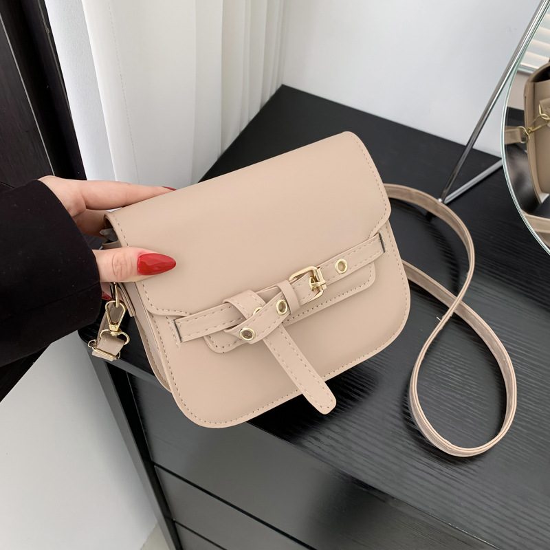 Belt Buckle Saddle Crossbody Bag view 2