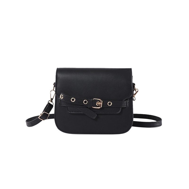 Belt Buckle Saddle Crossbody Bag view 5