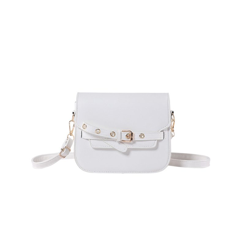 Belt Buckle Saddle Crossbody Bag view 6