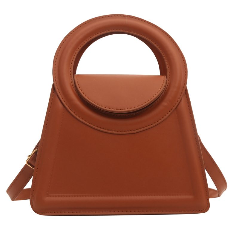 Minimalist Solid Top-Handle Crossbody Bag view 8
