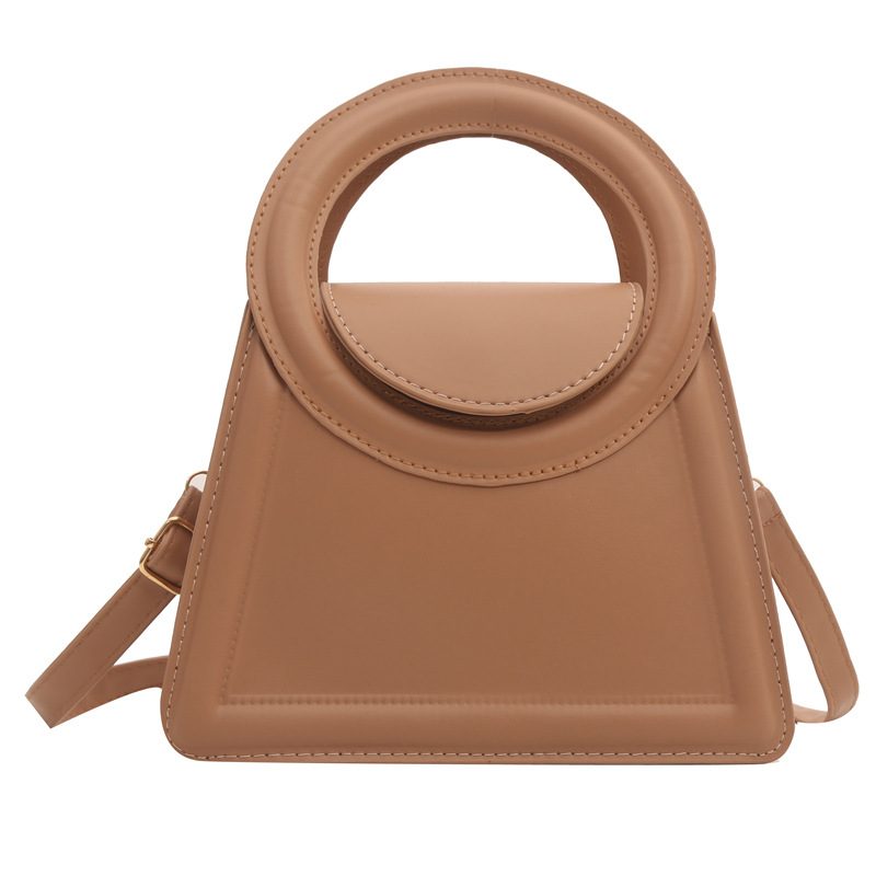 Minimalist Solid Top-Handle Crossbody Bag view 9