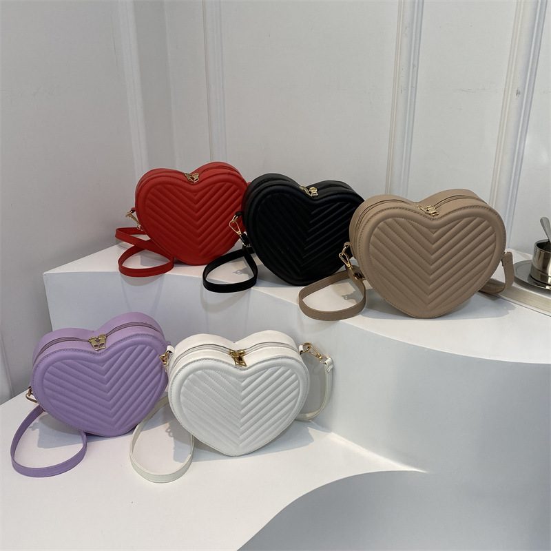 Minimalist Heart Crossbody Bag