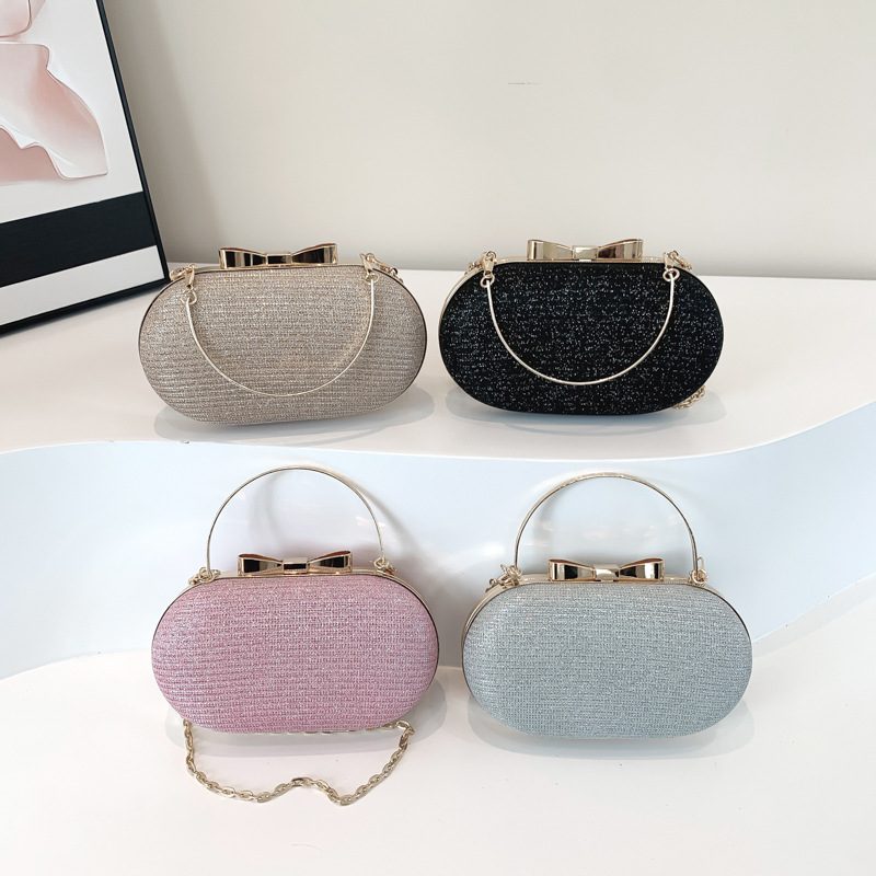 Chain Crossbody Evening Clutch Bag