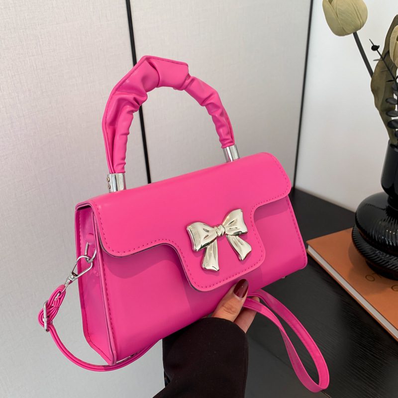 Bow Mini Square Chain Crossbody Bag view 4