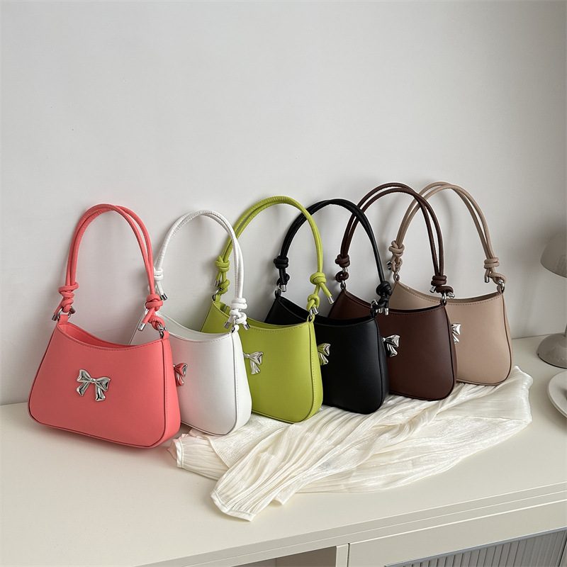 Bow Candy Color Chain Crossbody Bag