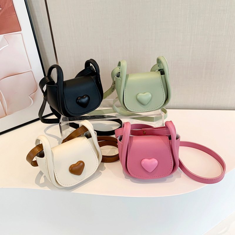 Mini Color Block Saddle Crossbody Bag