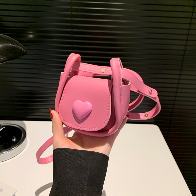 Mini Color Block Saddle Crossbody Bag view 4