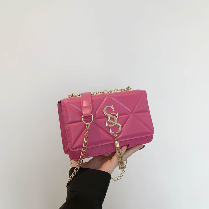 Candy Color Chain Small Square Crossbody Bag view 2