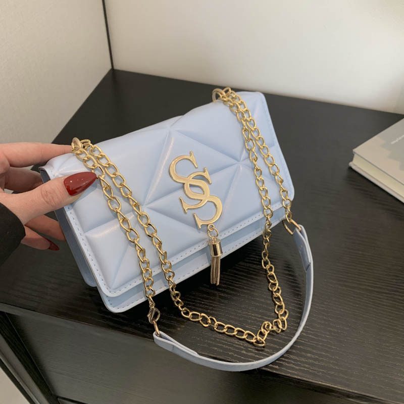 Candy Color Chain Small Square Crossbody Bag view 3