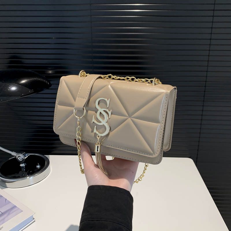 Candy Color Chain Small Square Crossbody Bag view 4