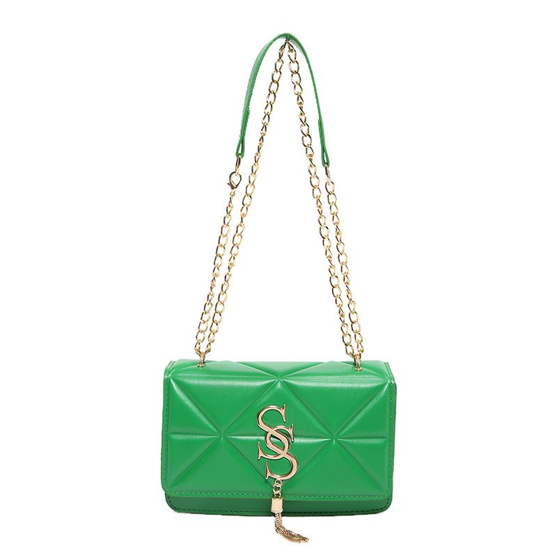 Candy Color Chain Small Square Crossbody Bag view 7