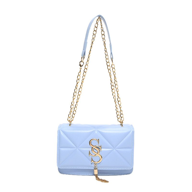 Candy Color Chain Small Square Crossbody Bag view 9
