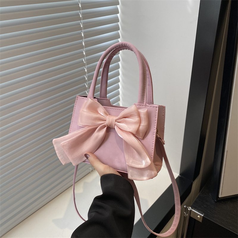 Bow Large Capacity Shoulder Crossbody Bag view 4