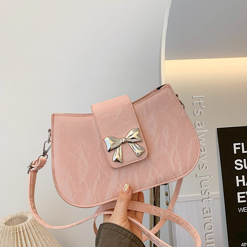 Bow Mini Square Top-Handle Crossbody Bag view 3