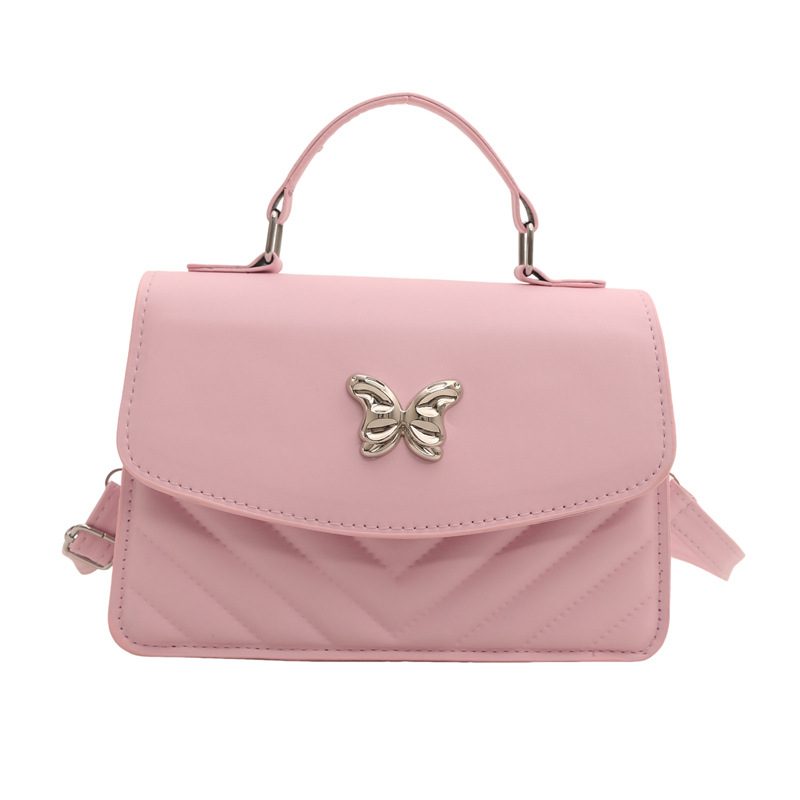 Solid Color Crossbody Mini Square Bag view 8