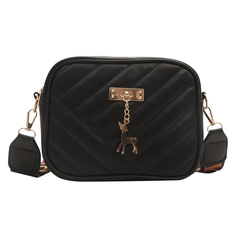 Wide Strap Crossbody Mini Square Bag view 6