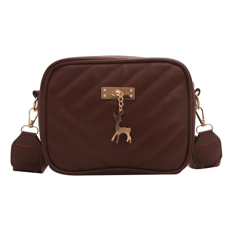 Wide Strap Crossbody Mini Square Bag view 8