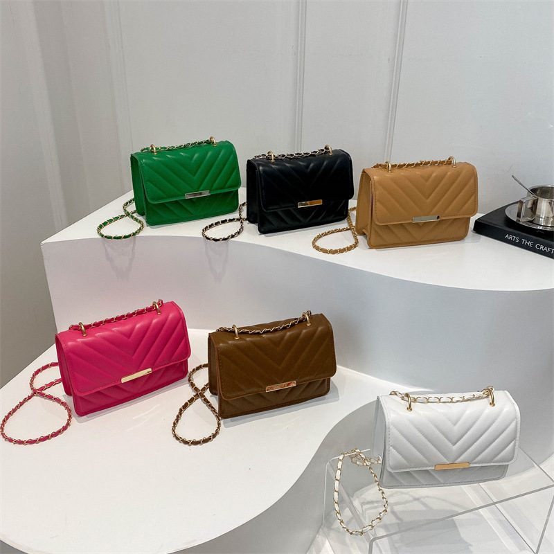 Top-Handle Crossbody Mini Square Bag