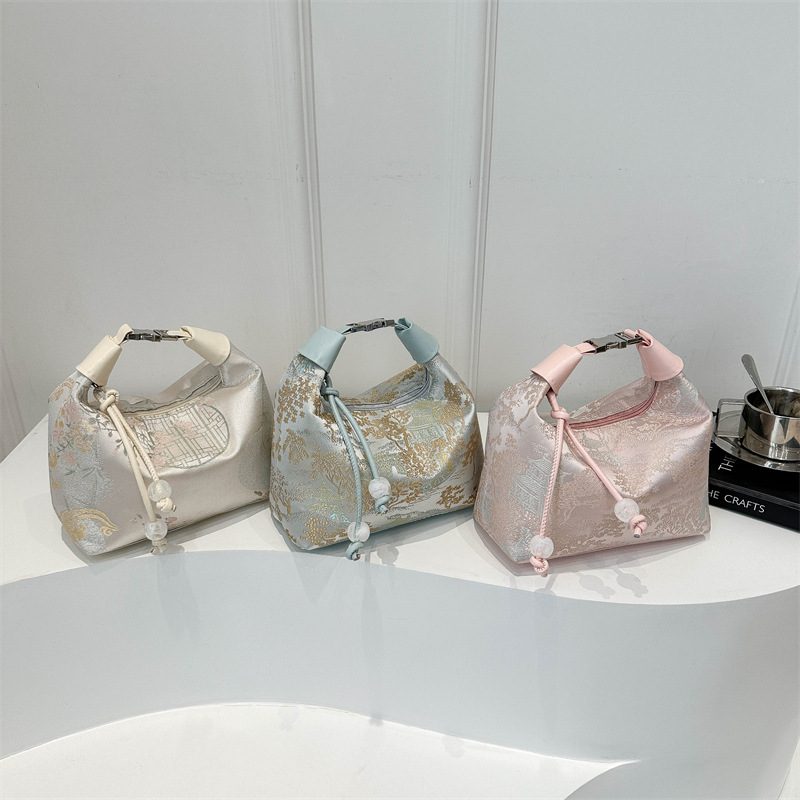 New Chinese Style Top-Handle Crossbody Bag