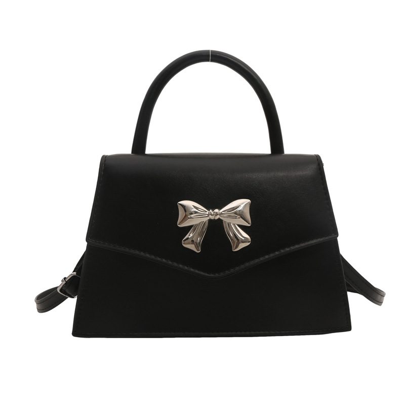 Bow Top-Handle Crossbody Mini Square Bag view 11