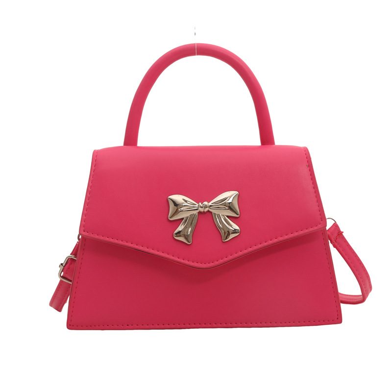 Bow Top-Handle Crossbody Mini Square Bag view 5