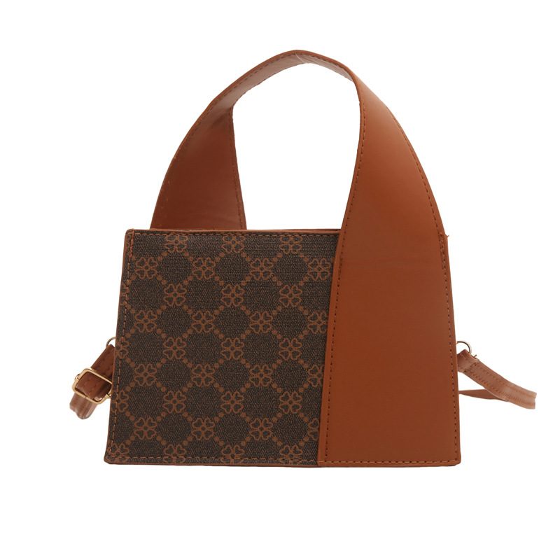 Spliced Top-Handle Crossbody Bag view 7
