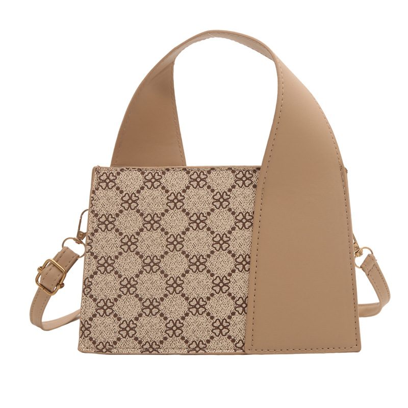 Spliced Top-Handle Crossbody Bag view 9