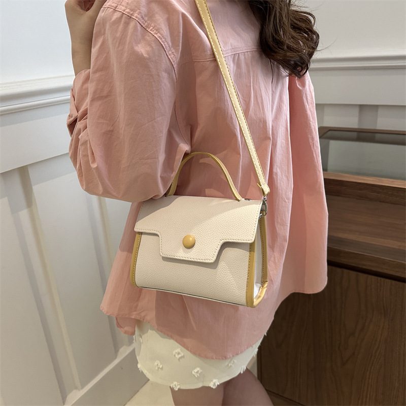 Spliced Crossbody Mini Square Bag view 2