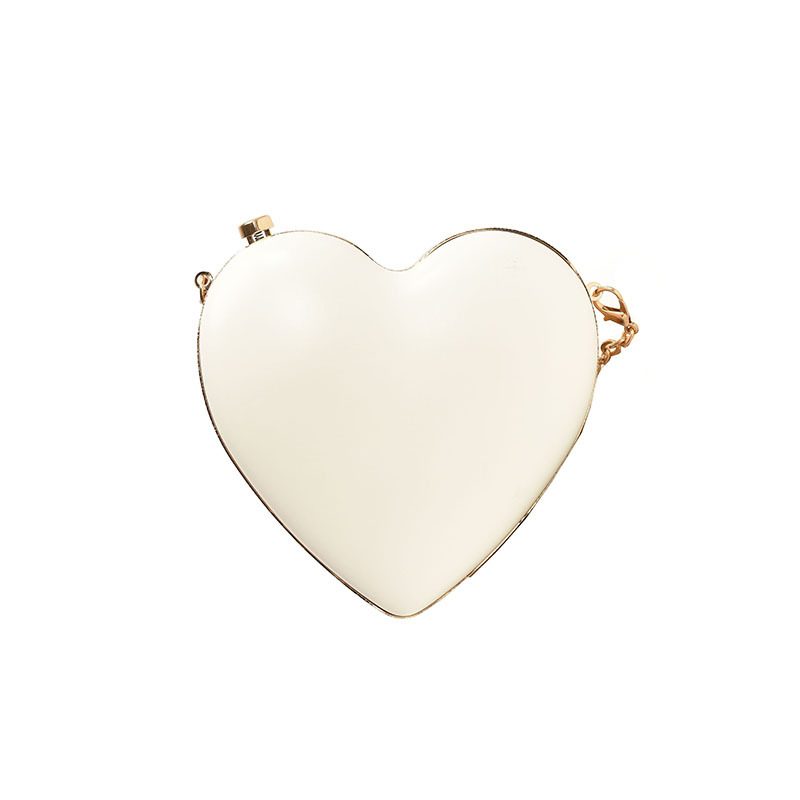 Heart Shaped Chain Crossbody Bag view 6