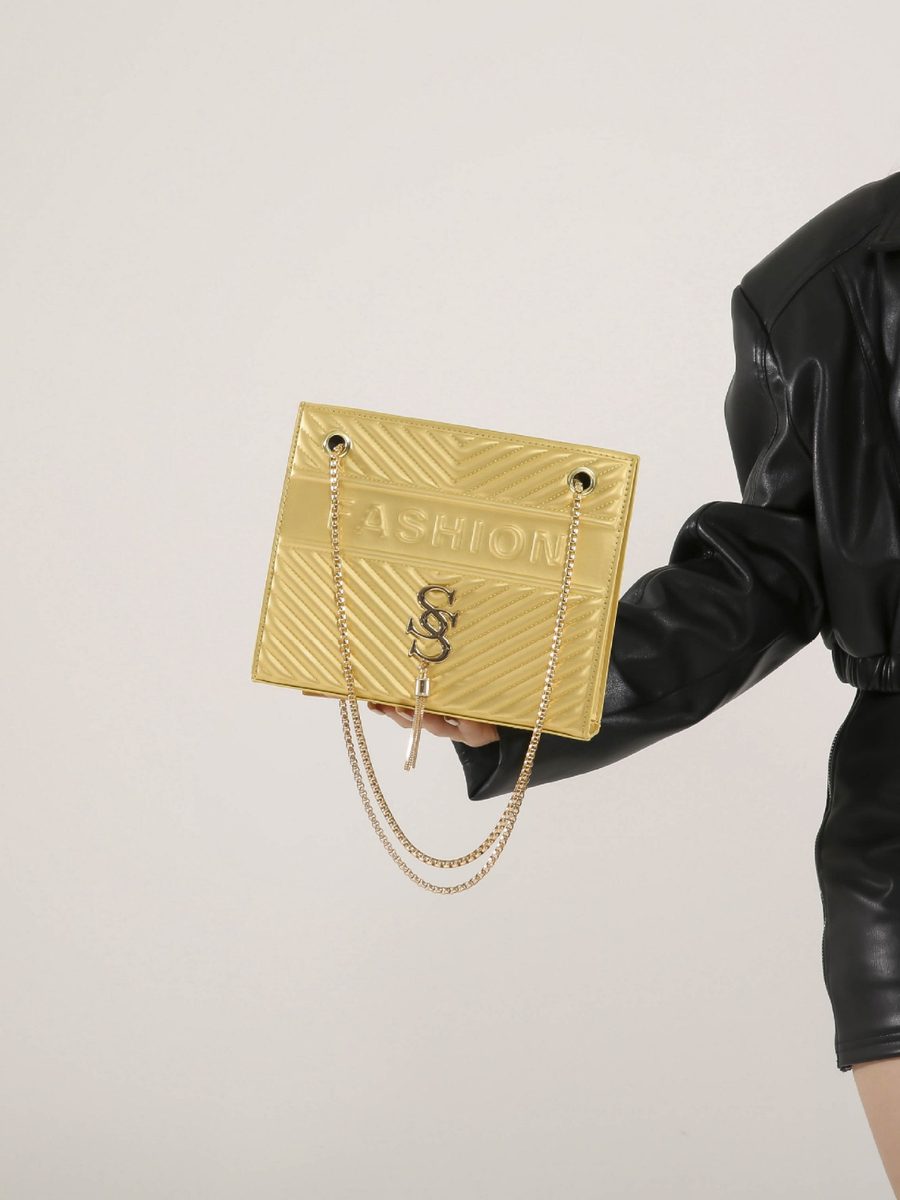Chain Crossbody Mini Square Bag view 3