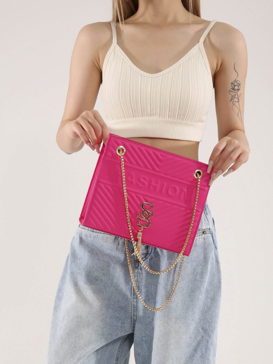 Chain Crossbody Mini Square Bag view 4