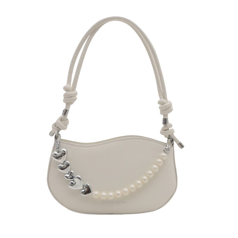 Pearl Chain Top-Handle Crossbody Bag view 11