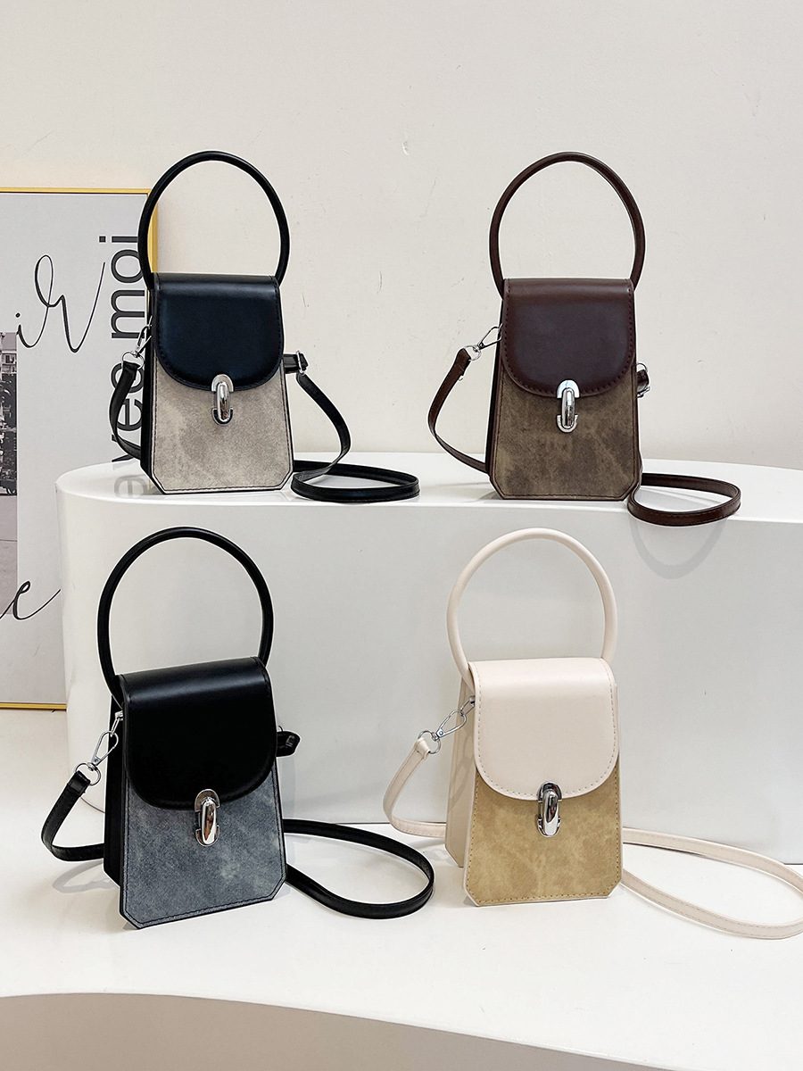 French Style Mini Square Top-Handle Bag