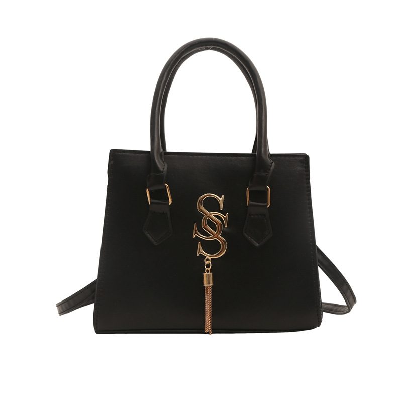Sac Carré à Poignée Uni Minimaliste view 6