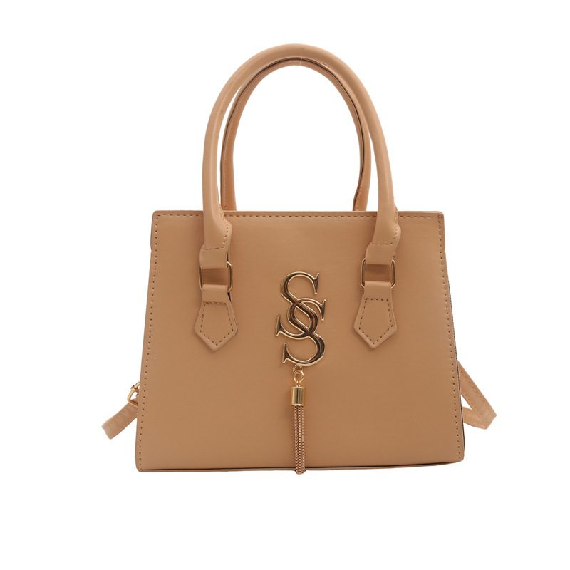 Sac Carré à Poignée Uni Minimaliste view 7