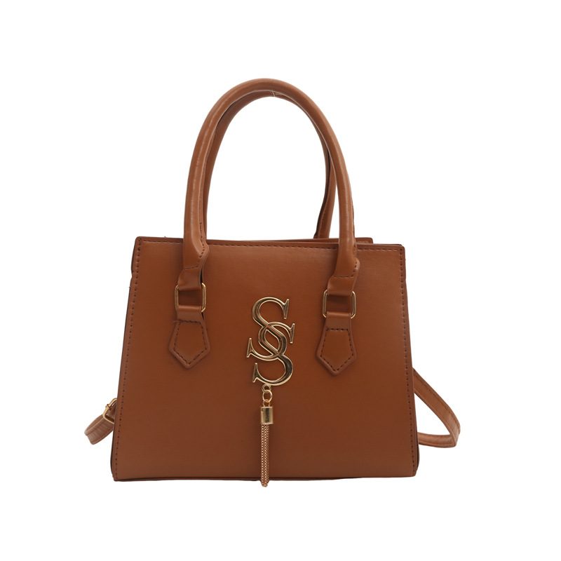 Sac Carré à Poignée Uni Minimaliste view 9
