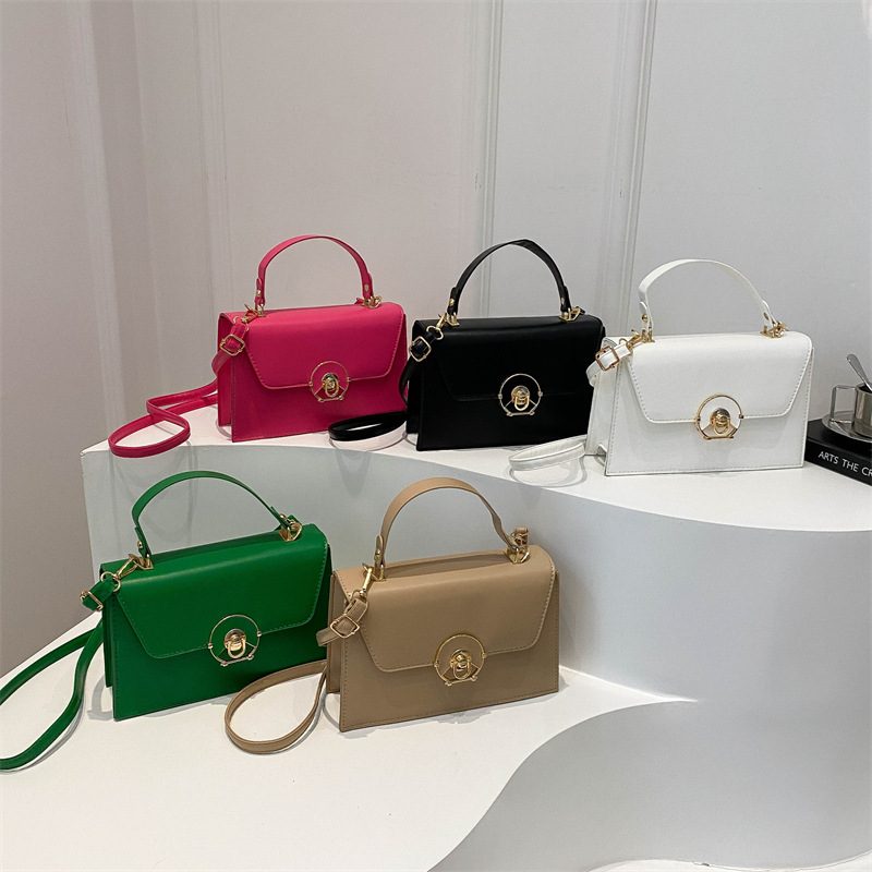 Boxy Top-Handle Crossbody Bag