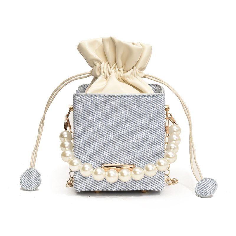 Pearl Chain Crossbody Shoulder Bag view 8