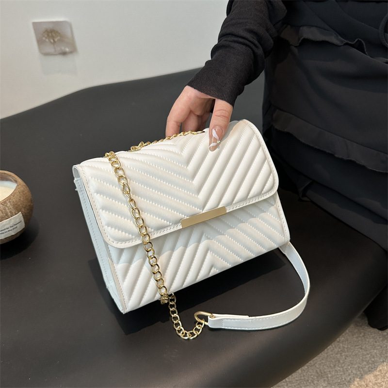 Chain Strap Square Crossbody Bag view 2
