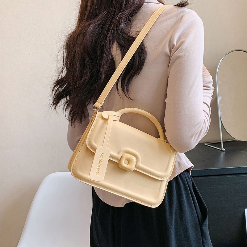 Minimalist Square Crossbody Top-Handle Bag view 4