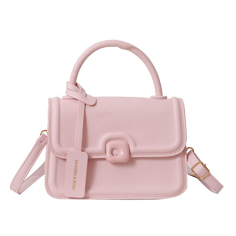 Minimalist Square Crossbody Top-Handle Bag view 5