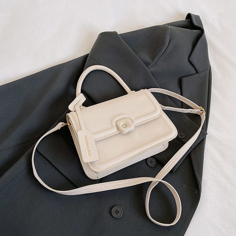 Minimalist Square Crossbody Top-Handle Bag view 8