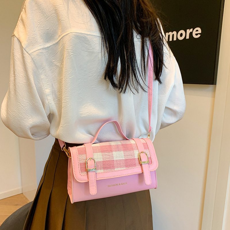 Mini Square Crossbody Top-Handle Bag view 3
