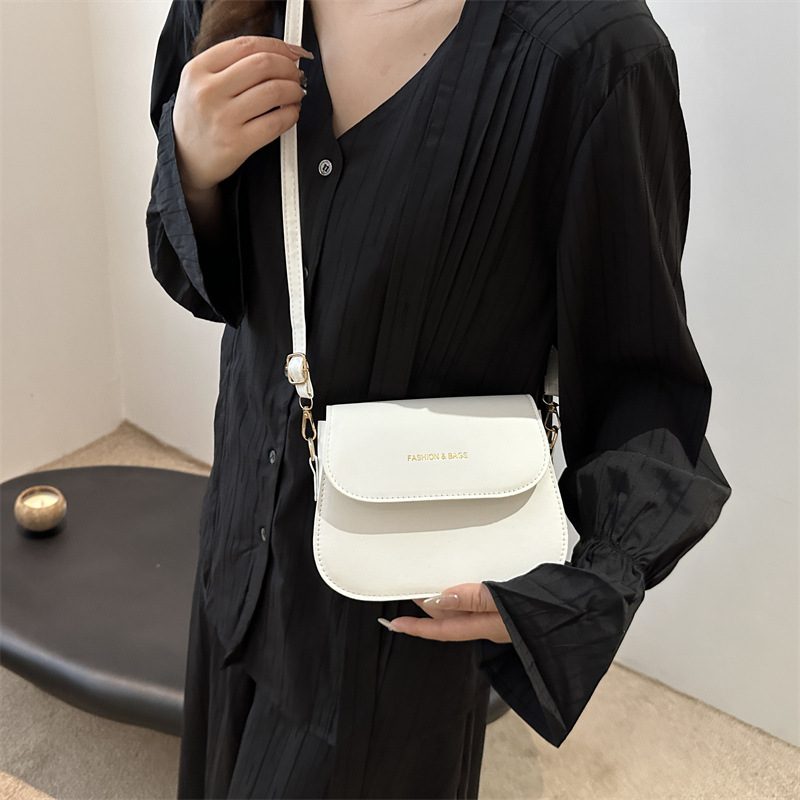 Minimalist Saddle Crossbody Bag view 2