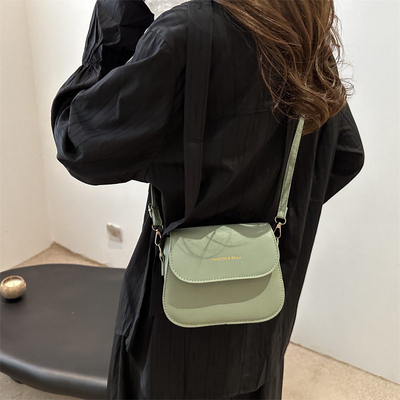 Minimalist Saddle Crossbody Bag view 3